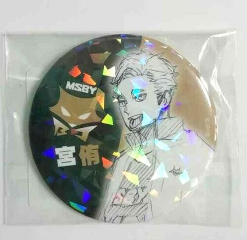 Haikyuu V HEROES All Star Hologram Can Badge Button Atsumu Miya