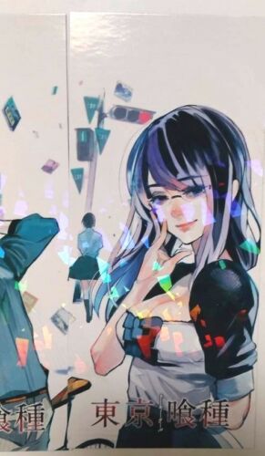 Tokyo Ghoul Hologram Bookmark Ken Kaneki Rize Hideyoshi Nagachika