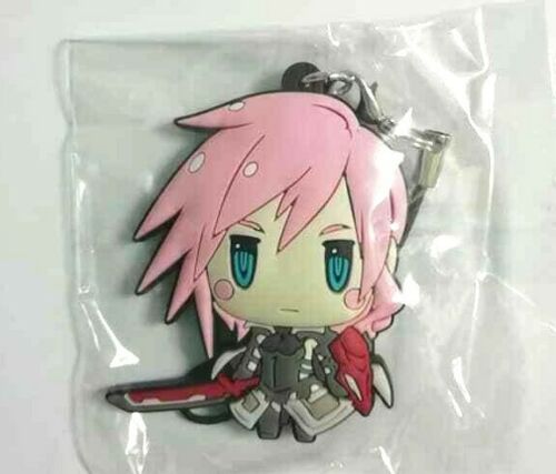 Final Fantasy Trading Rubber Strap Keychain vol.1 Lightning