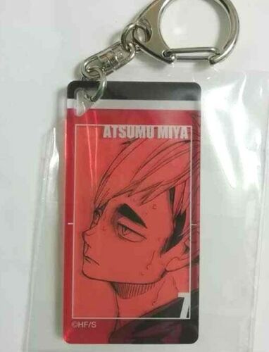 Haikyuu Exhibi Acrylic Tag Keychain Collection Atsumu Miya