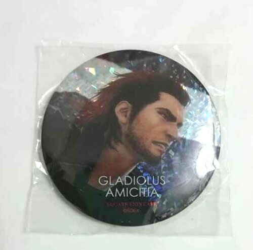 Final Fantasy XV Hologram Can Badge Button Gladiolus Amicitia