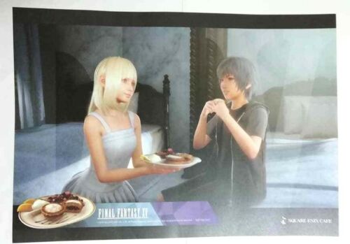 Final Fantasy XV Paper Luncheon Mat Noctis Lunafrena Square Enix Cafe
