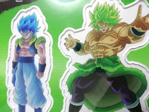 Dragon Ball Super Big Acrylic Stand Diorama Broly Gogeta SSGSS