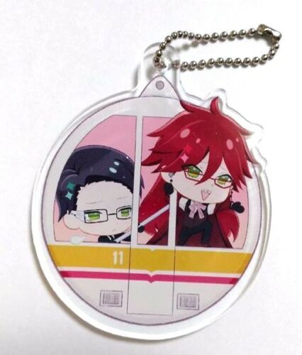 Black Butler Acrylic Keychain Grell Sutcliff William FujiQ Highland