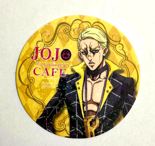 JOJO Golden Wind Hologram Paper Coaster Prosciutto