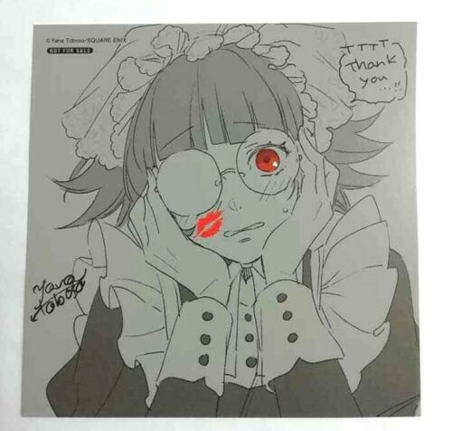 Black Butler Bonus Card Mey Rin POP UP STORE 2019