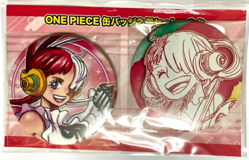 One Piece FILM RED Can Badge Button Set Uta – Miyabi x Oriental