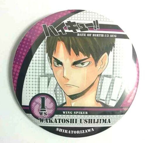 Haikyuu Collection Can Badge Button Wakatoshi Ushijima Shiratorizawa