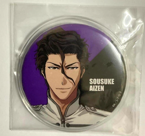 Bleach Web Kuji Can Badge Button Sosuke Aizen