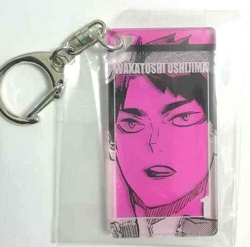 Haikyuu Exhibi Acrylic Tag Keychain Collection Wakatoshi Ushijima