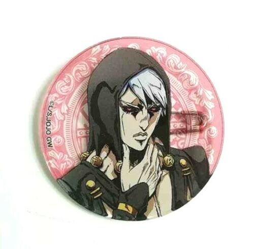 JOJO Golden Wind Acrylic Badge Button Risotto Nero SPINNS