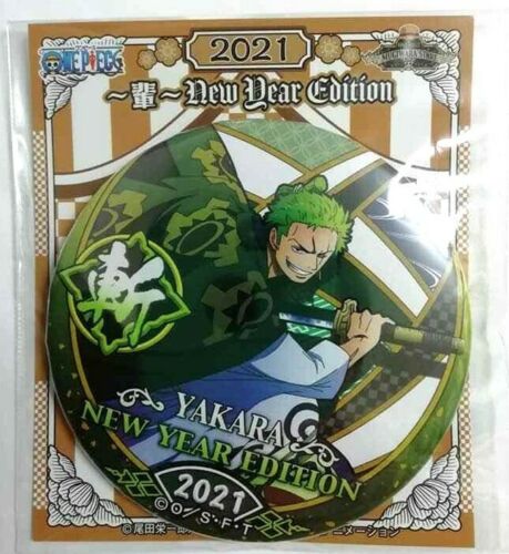 One Piece Yakara NY Edition 2021 Can Badge Button Roronoa Zoro