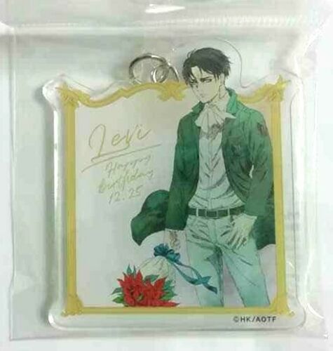 Attack On Titan MAPPA Showcase Acrylic Keychain Strap Levi Ackerman