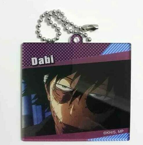 My Hero Academia Square Acrylic Keychain Strap Dabi