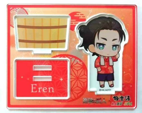 Attack On Titan Raku Spa Mini Acrylic Stand Eren Yeager