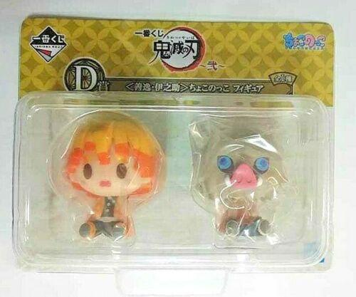Kimetsu no Yaiba Demon Slayer Kuji Mascot Figure Inosuke Hashibira Zenitsu Agatsuma