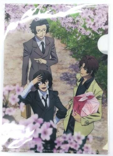 Bungo Stray Dogs Mini Clear File Nakajima Akutagawa Nakahara Dazai Oda Sakaguchi