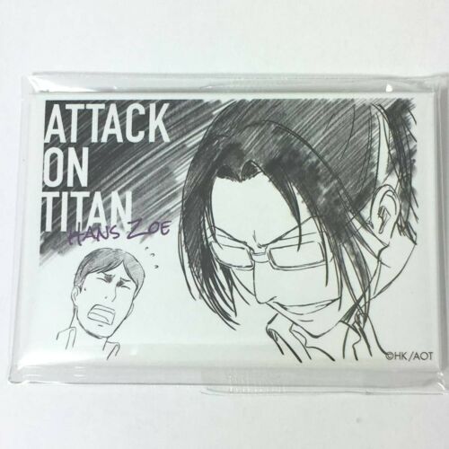 Attack on Titan Square Can Badge Button Hange Zoe