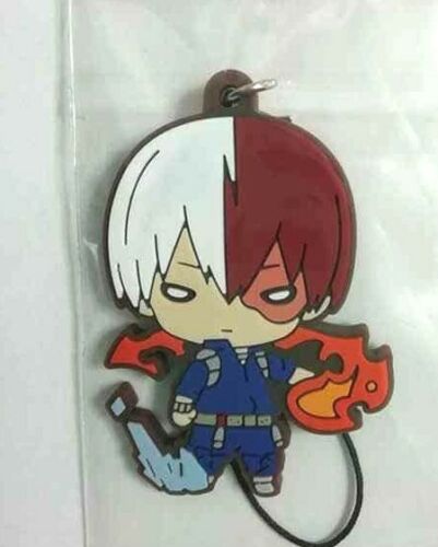 My Hero Academia Nitotan Costume Rubber Strap Mascot Shoto Todoroki