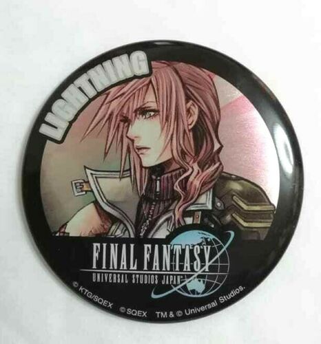 Final Fantasy Dissidia Can Badge Button Lightning USJ