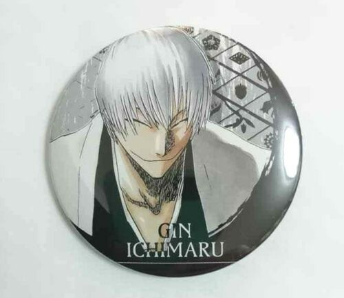 Bleach Can Badge Button Gin Ichimaru