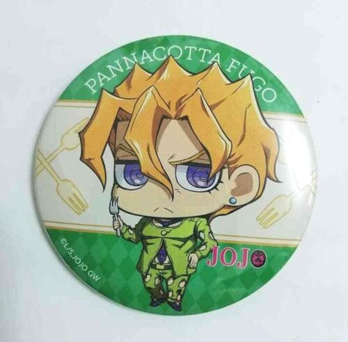 JOJO Golden Wind Ristorante Can Badge Butuon Pannacotta Fugo