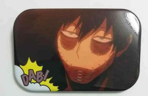 My Hero Academia Square Can Badge Button Dabi Toya Todoroki