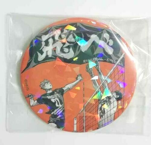 Haikyuu V HEROES All Star Hologram Can Badge Button Shoyo Hinata Tobio Kageyama