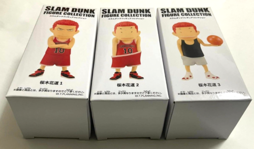 SLAM DUNK THE FIRST Action Figure Statue Collection x3 Hanamichi Sakuragi