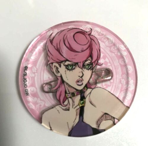 JOJO Golden Wind Acrylic Badge Button Trish Una SPINNS