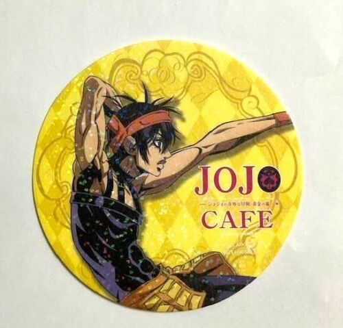 JOJO Bizarre Adventure Golden Wind Hologram Coaster Narancia Ghirga