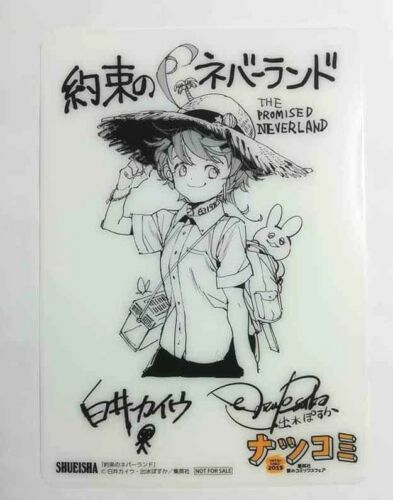 The Promised Neverland Mini Clear Card Emma Natsucomi 2019