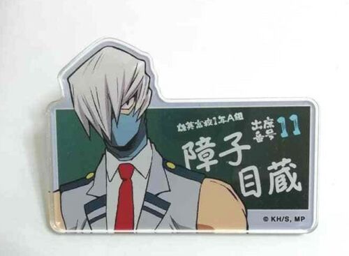 My Hero Academia Acrylic Name Badge Button Mezou Shoji
