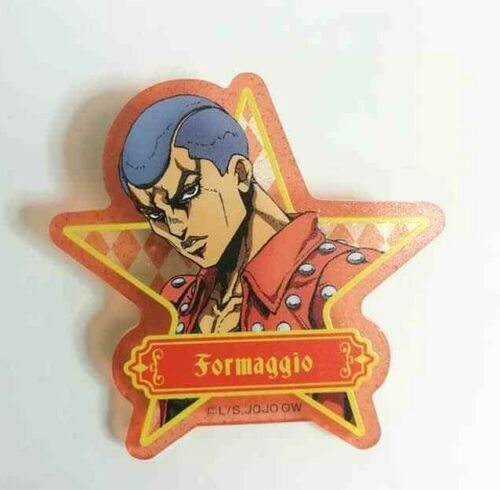 JOJO Golden Wind Star Acrylic Badge Button Formaggio SPINNS Cafe