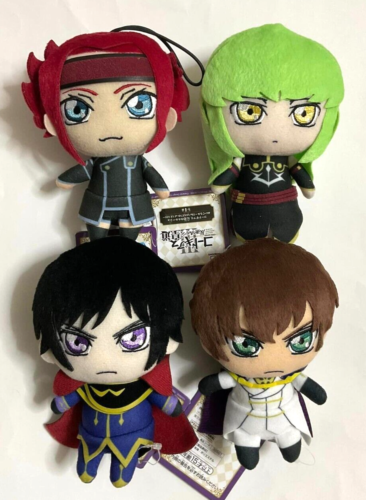 Code Geass Lelouch of the Rebellion Plush Doll Mascot Suzaku C.C. Kallen