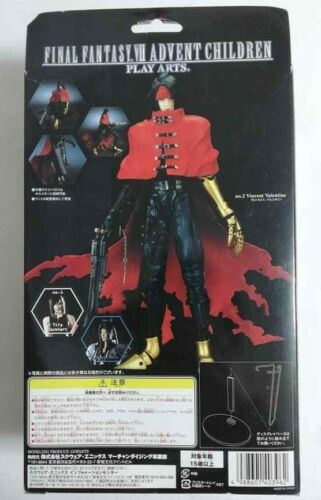 Final Fantasy VII Advent Children Play Arts Action Figure Vincent Valentine