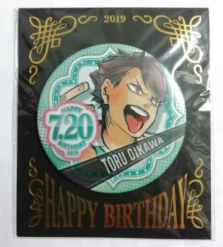 Haikyuu Bday Can Badge Button Toru Oikawa Aoba Josai