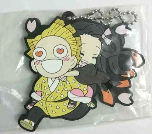 Kimetsu no Yaiba Demon Slayer Buddy Rubber Strap Nezuko Kamado Zenitsu Agatsuma