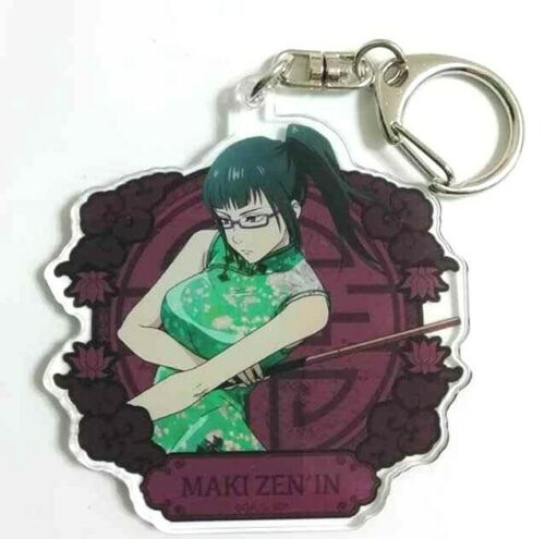 Jujutsu Kaisen Sorcery Fight Kung Fu Acrylic Keychain Strap Maki Zenin