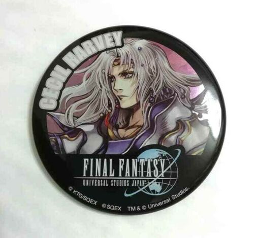 Final Fantasy Dissidia Can Badge Button Cecil Harvey USJ