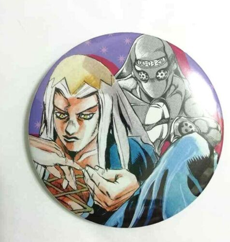 JOJO Golden Wind Can Badge Button Leone Abbacchio JoJo Exhibition