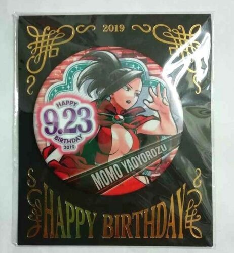My Hero Academia Bday 2019 Can Badge Button Momo Yaoyorozu