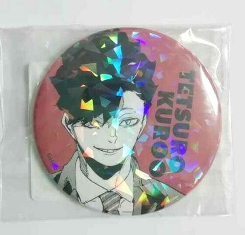 Haikyuu V HEROES All Star Hologram Can Badge Button Tetsuro Kuroo