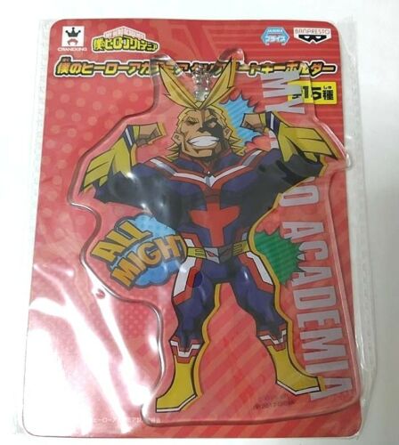 My Hero Academia Clear Art Acrylic Keychain All Might SEGA