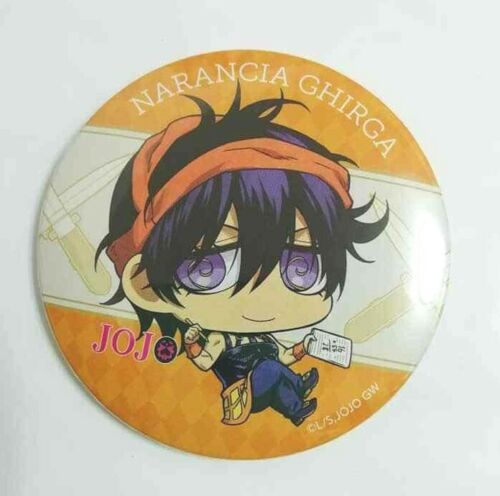 JOJO Golden Wind Ristorante Can Badge Butuon Narancia Ghirga