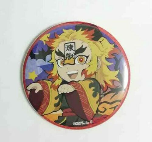 Kimetsu no Yaiba Demon Slayer Halloween Can Badge Button Kyojuro Rengoku