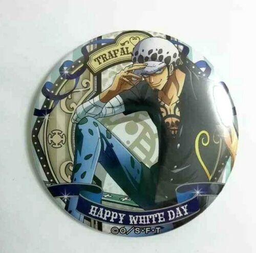 One Piece Yakara White Day Can Badge Button Trafalgar Law