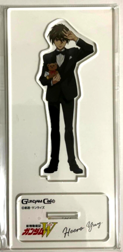 Mobile Suit Gundam W Cafe Acrylic Stand Heero Yuy