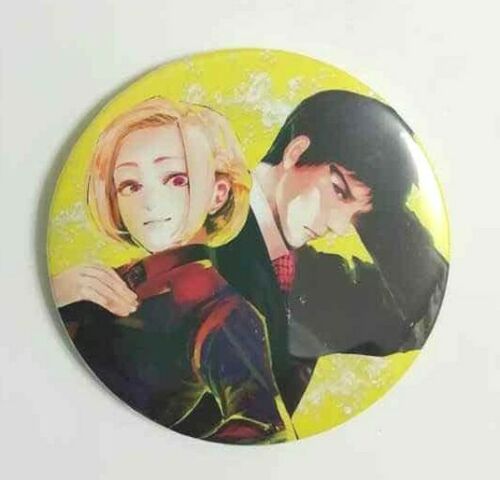 Tokyo Ghoul :re Can Badge Button Kotaro Amon Akira Mado