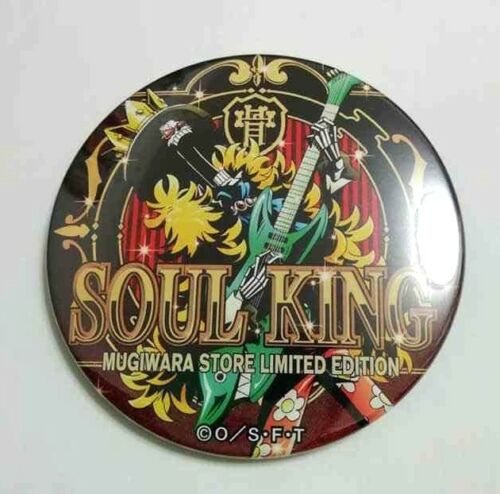 One Piece Yakara MUSIC Can Badge Button Brook Mugiwara